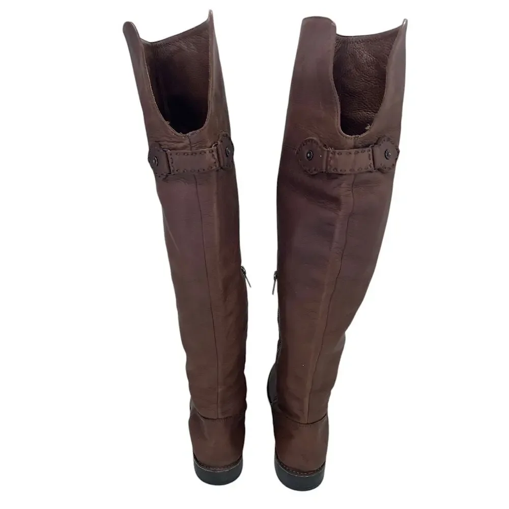 Frye Women’s‎ Size 6 Brown Leather Over the Knee Riding Boots
